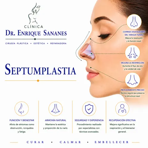 Septumplastía (nariz) - Clínica Dr. Enrique Sananes